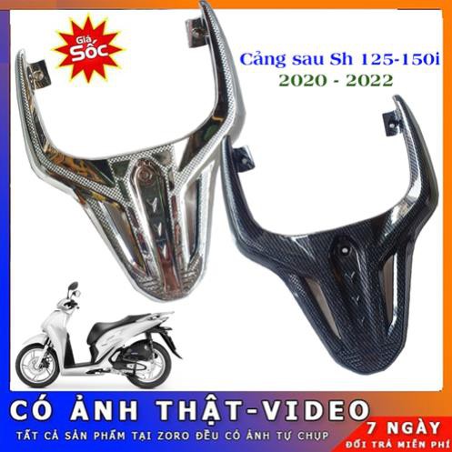 Ốp Cảng Sau Tay Dắt Xe SH 2020-2022 Ý - Việt nam 125-150 mạ crom xi và carbon đen hàng công ty - STN