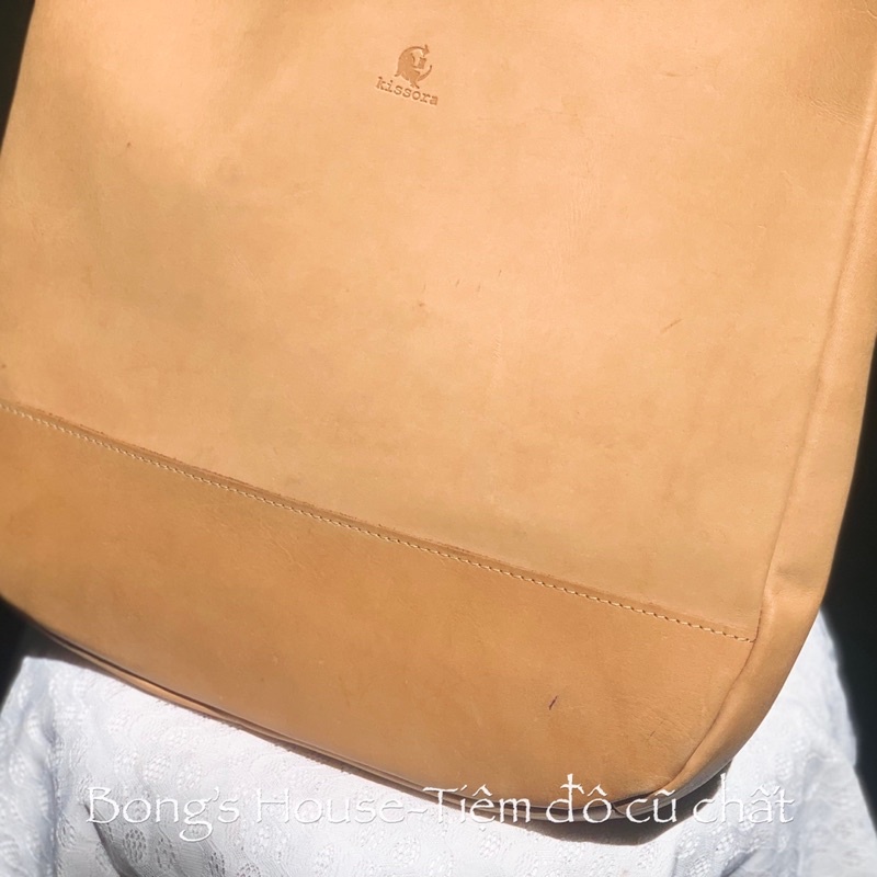 Túi da mộc ngựa hiệu Kissora - hàng si Nhật siêu chất