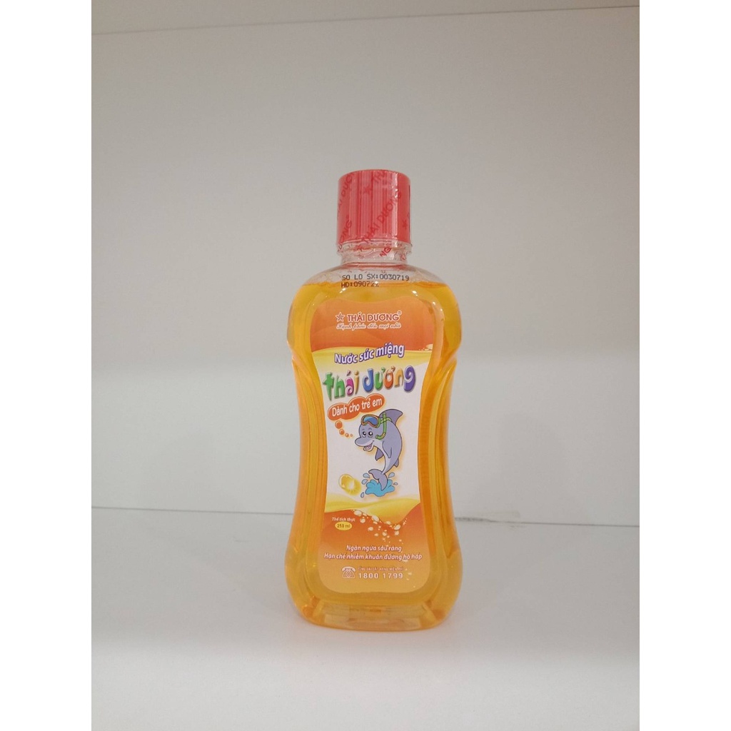 Nước súc miệng Thái Dương trẻ em 250ml
