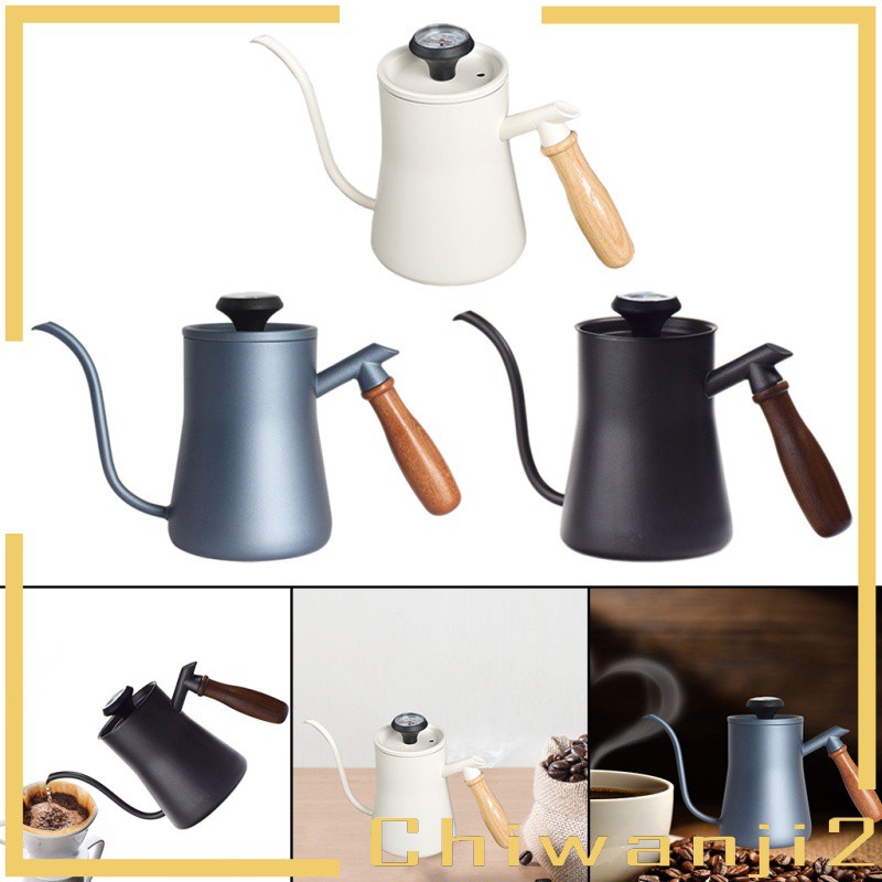 Ấm Đun Nước Cổ Ngỗng Bằng Thép Không Gỉ Chiwanji2 550ml