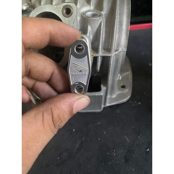 Bộ nắp đầu bò CNC logo HONDA. Dành cho Fu2, Funeo. Made in Thailand