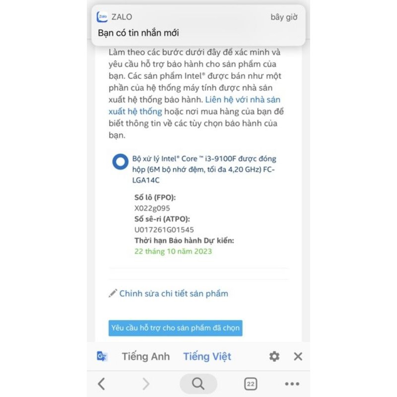 cpu core i3-9100f có box còn bảo hành | BigBuy360 - bigbuy360.vn