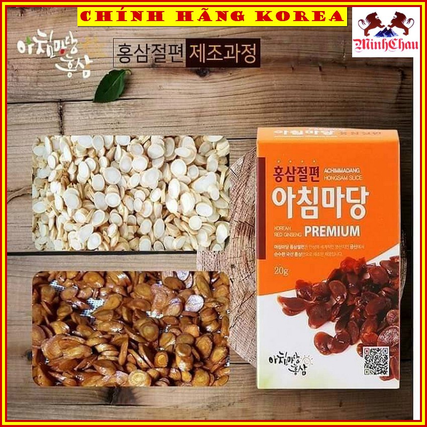 Hồng Sâm Lát Tẩm Mật Ong Achim Hàn Quốc, Hộp 200g, minhchau