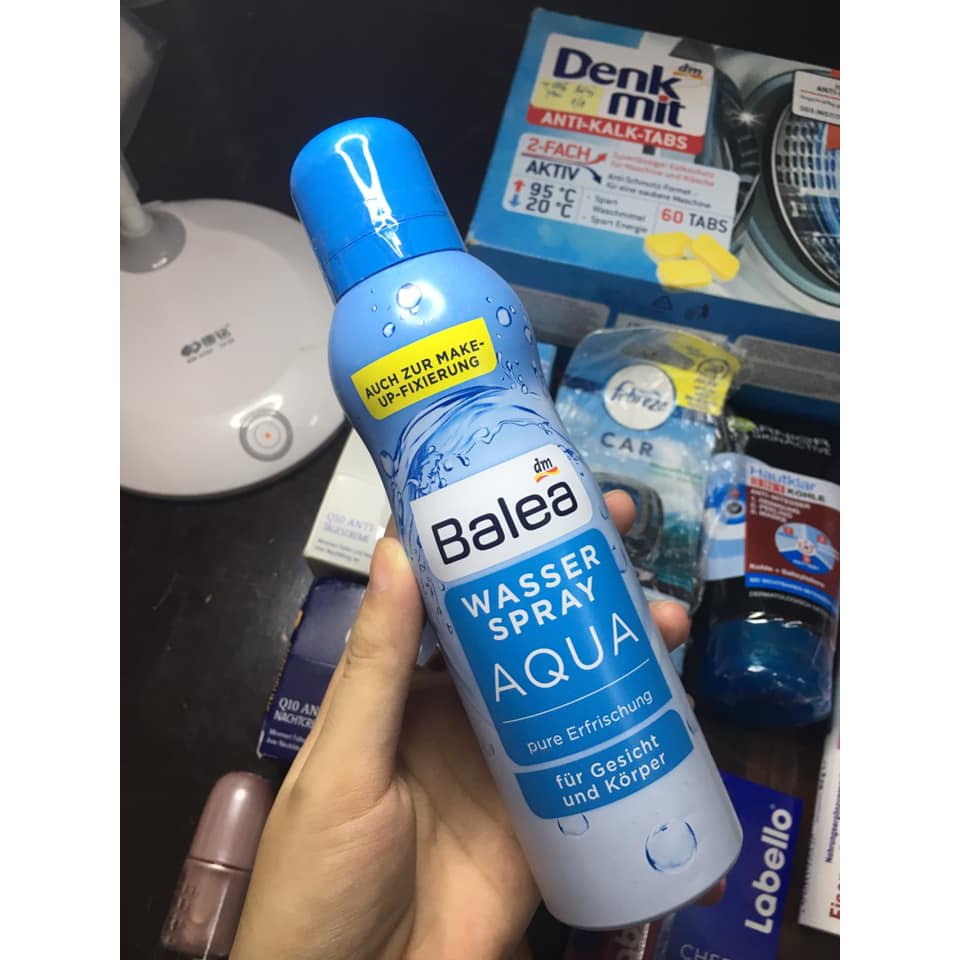 Xịt khoáng Balea Aqua Wasserspray với thành phần nước tinh khiết, muối biển và các khoáng chất - Hàng nội địa Đức | BigBuy360 - bigbuy360.vn