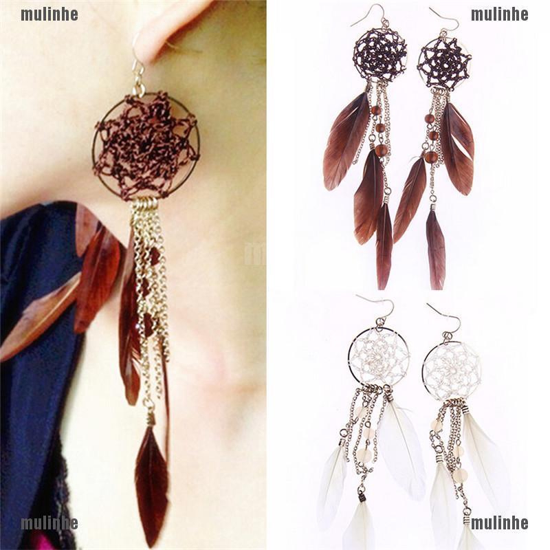 Mul❤ Mới Lưới Bắt Giấc Mơ Đính Hạt Và Lông Vũ