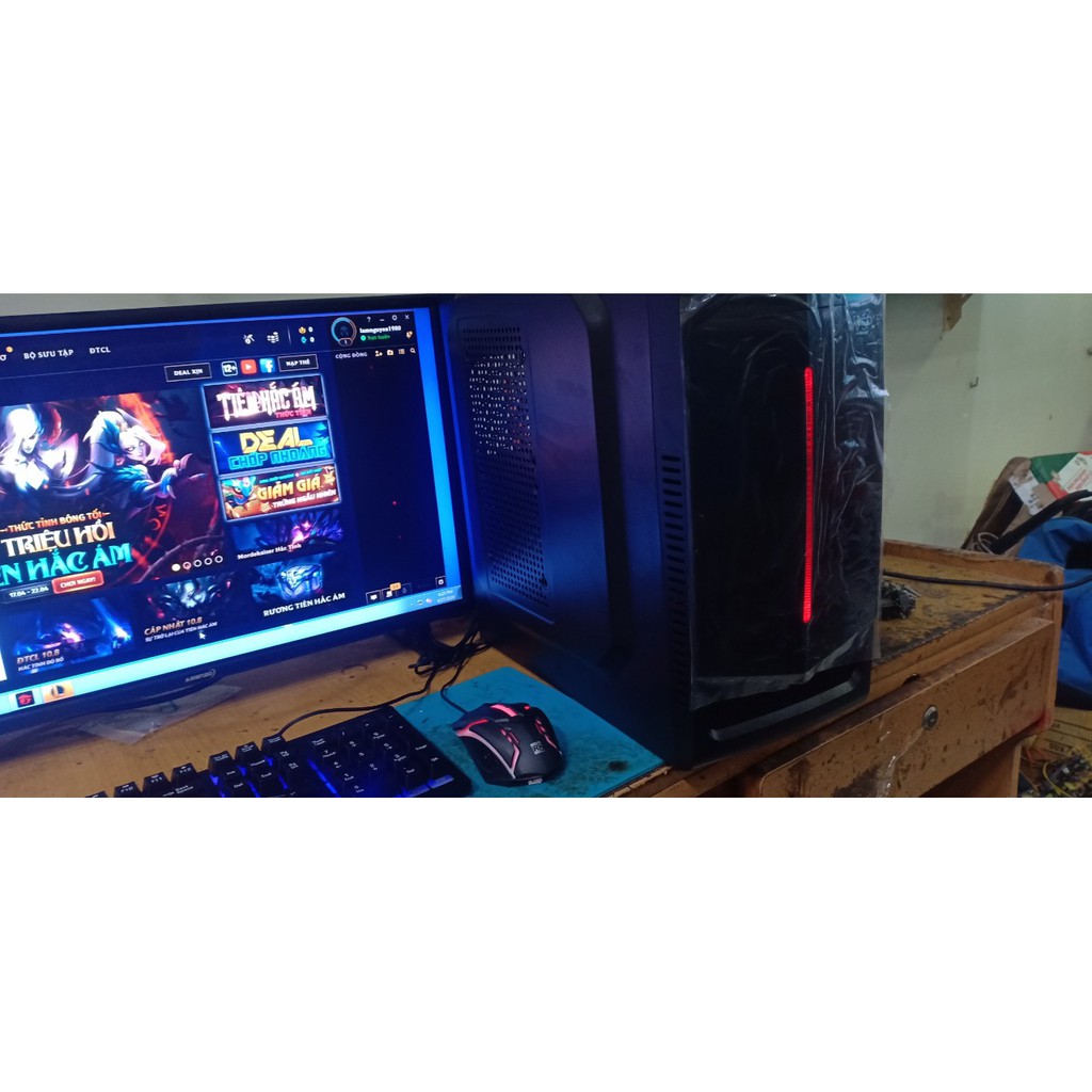 bộ máy tính văn phòng chơi game LOL giá rẻ -