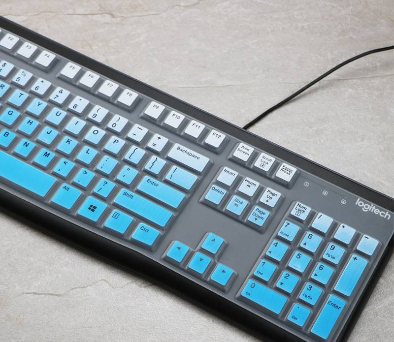 Miếng Dán Silicon Chống Bụi Chống Thấm Nước Bảo Vệ Bàn Phím Máy Tính Logitech Mk120 K120