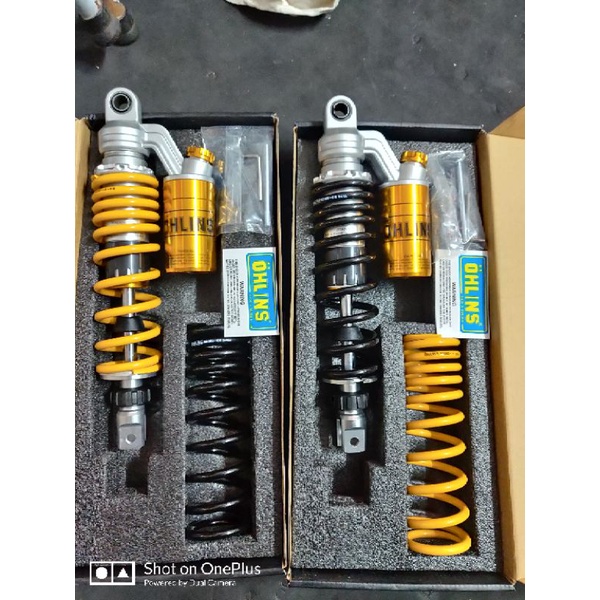 Hàng 🔥 mới về🌟 Phuộc Ohlins bình dầu 1 cây (tặng kèm 1 lò xo phụ) gắn Vario 150 160 Click 110 125 Vision Sh mode