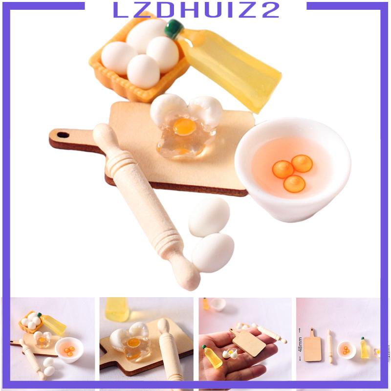 Bộ Đồ Chơi Nội Thất Nhà Bếp Búp Bê Tỉ Lệ 1: 12 Chất Lượng Cao