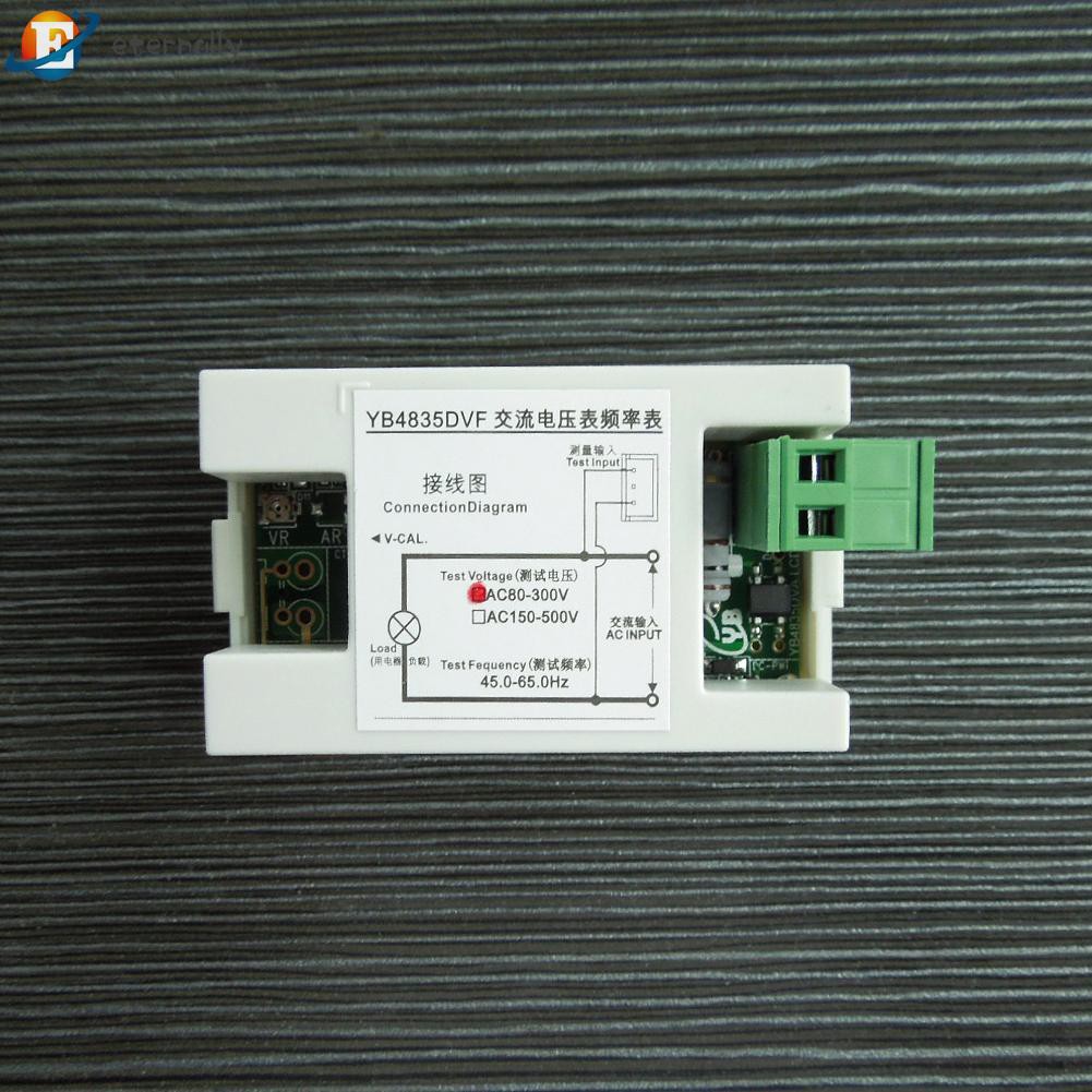 Đồng Hồ Đo Tần Số Kép Ac 150- 500v Vôn Kế 45-65hz