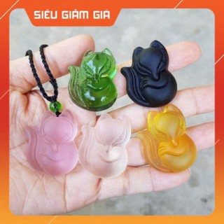 Vòng cổ dây chuyền hồ ly, dây chuyền nữ đủ màu theo mệnh