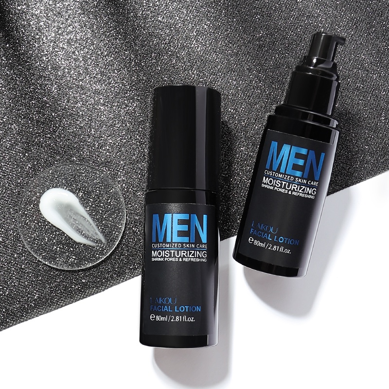 Lotion dưỡng da mặt Laikou 80ml thu nhỏ lỗ chân lông cho nam