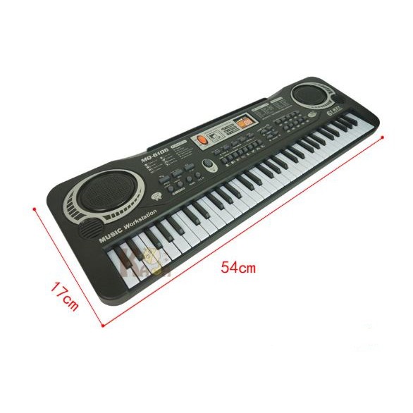 Đàn Piano Đàn Điện Tử 61 Phím Kèm mic Cho Bé Đàn Organ