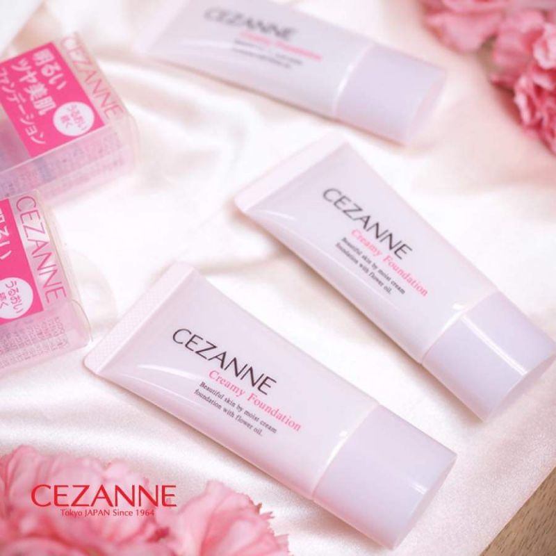 (Hàng siêu thị Nhật có bill)Kem nền Cezanne Creamy Foundation 28g
