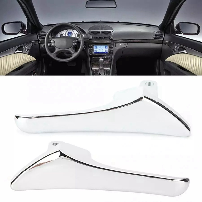 Tay nắm cửa bên trong bên trong mạ crôm Tay nắm kéo cửa trang trí cho Mercedes Benz E CLS Class S211 W211 W219 2003-2009 Cặp