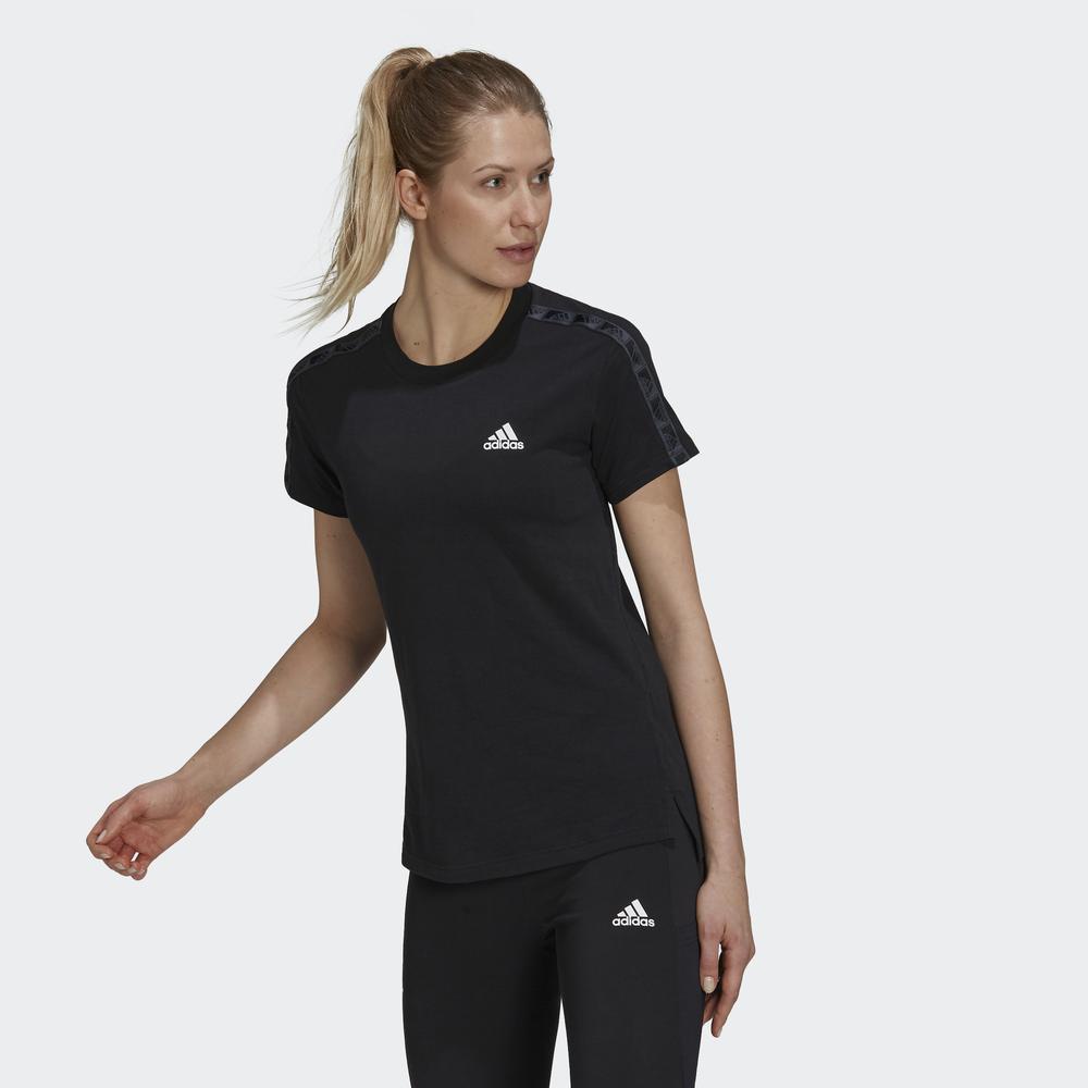 Áo Tee adidas TRAINING Nữ AEROREADY Designed 2 Move Cotton Touch Tee Màu đen GS1354