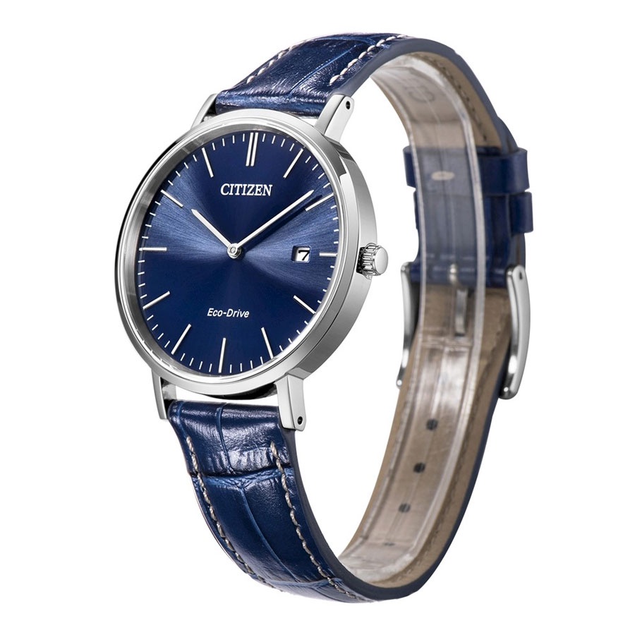 Đồng Hồ Nam Citizen Dây Da AU1080-11L - Mặt Xanh (Sapphire)