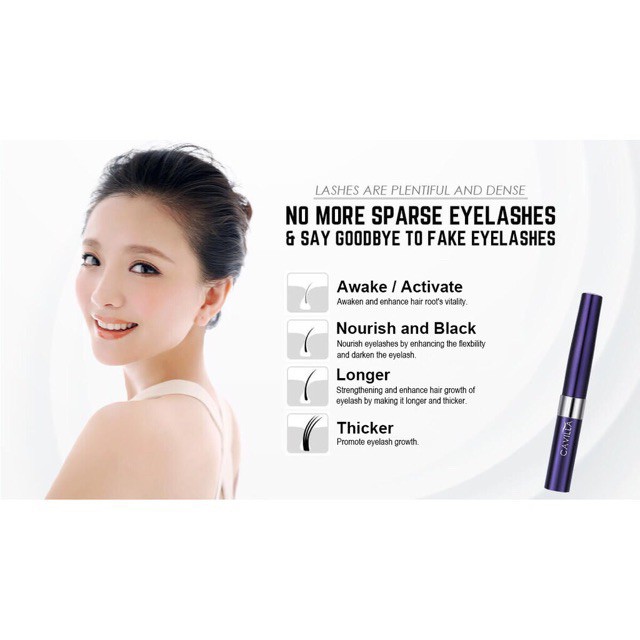 Tinh chất dưỡng mi cong và dài Cavilla