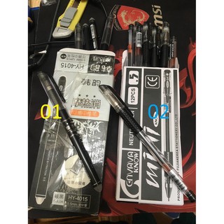 Bút bi đầu tẩy, bút chì 2b