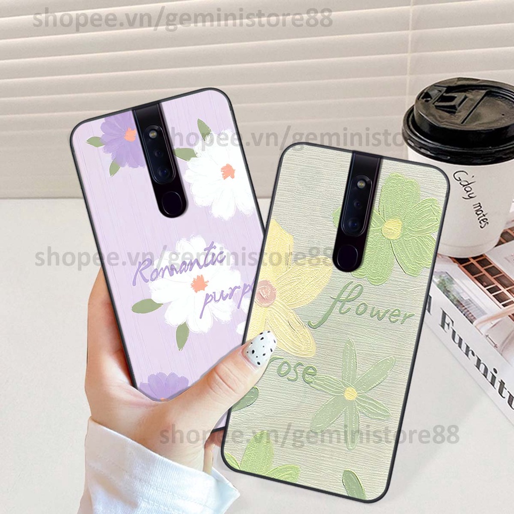 Ốp Oppo F11 / F11 Pro in hình hoa lá nhiều màu sắc siêu đẹp, siêu xinh, siêu cá tính