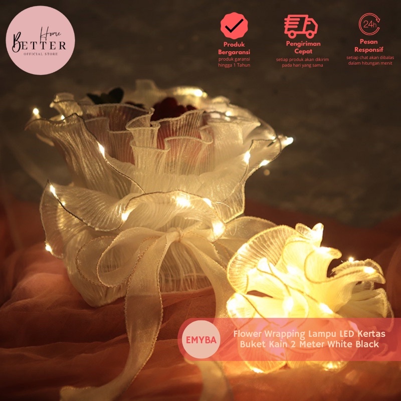 Cuộn Giấy Đèn LED 2M Màu Trắng/Đen Chất Lượng Cao