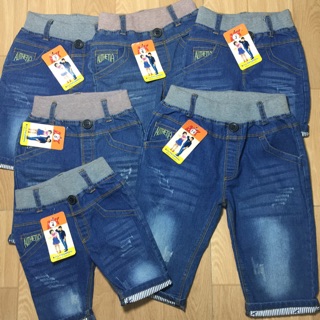 ẢNH THẬT quần bò lửng cho bé trai