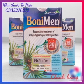 BoniMen (Chính hãng)- Hết tiểu đêm, không lo tiền liệt tuyến