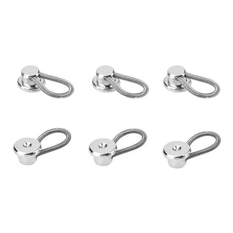 Nút Kim Loại Mở Rộng Cổ Áo Sơ Mi / Quần Dài Tàng Hình Màu Trắng Cho Nam