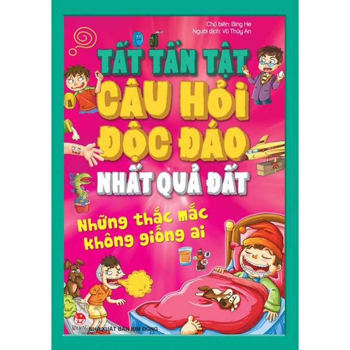 Sách - Tất tần tật câu hỏi độc đáo nhất quả đất - ( Trọn bộ 5 cuốn ) - Nxb Kim Đồng