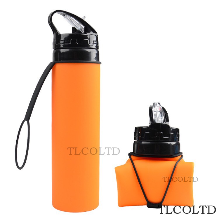 Bình nước silicone thể thao 550ml