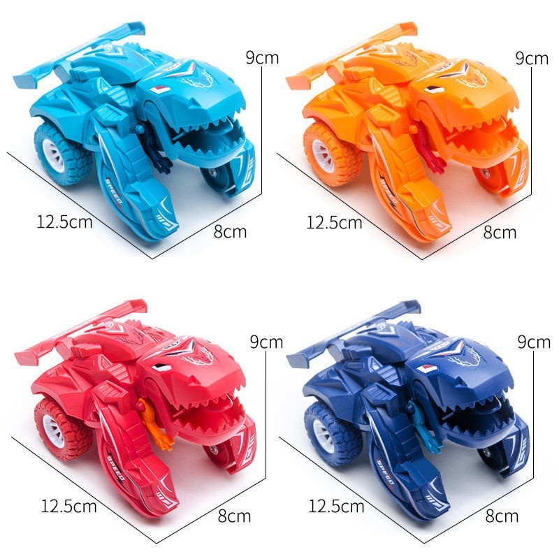 Ô Tô Biến Hình Xoay 360 Độ Bằng Nhựa Cao Cấp Nhiều Màu Cho Bé