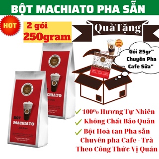 Qùa tặng độc quyền-bột kem sữa machiato phố cổ - bột pha sẵn dùng trong pha chế cafe,trà,cacao…combo 2 gói