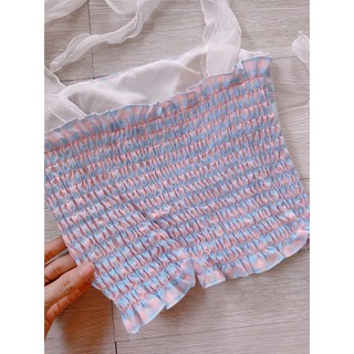 áo dây caro siêu dễ thương