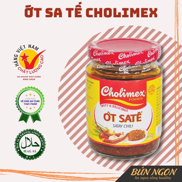 Ớt Sa Tế Cholimex 150g Ăn Kèm Bún , Phở, Lẩu Cay Đặc Trưng Của Tỏi, Sả, Ớt Bún Bò Huế | WebRaoVat - webraovat.net.vn