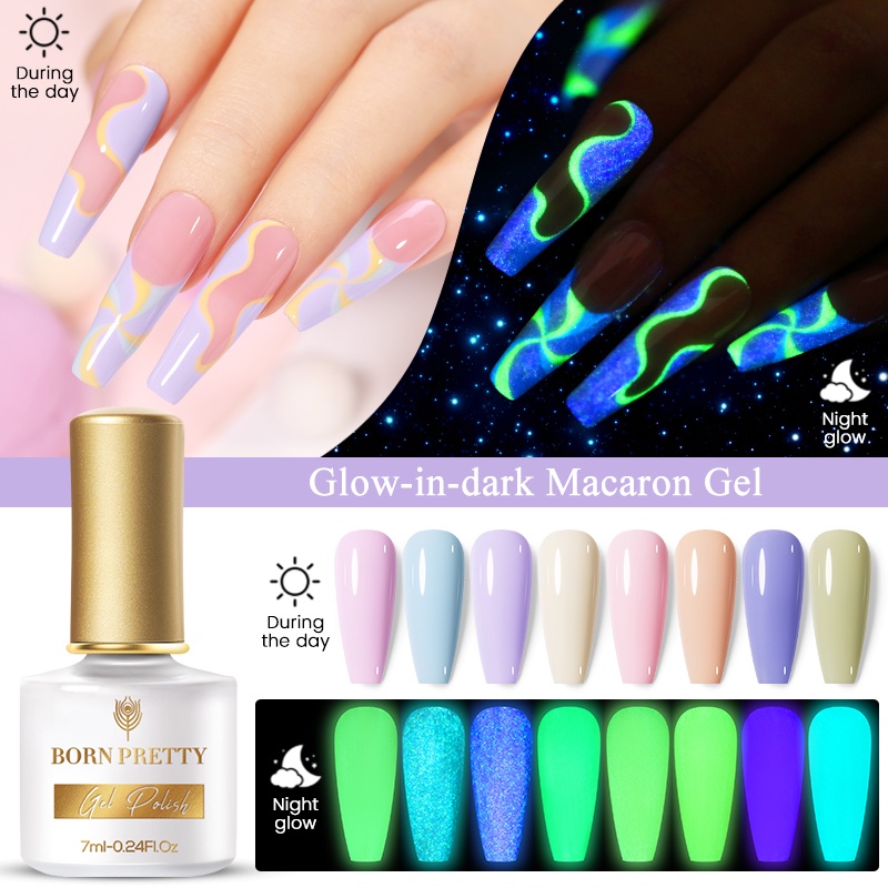 Gel Sơn Móng Tay Dạ Quang Born PRETTY 7ml 14 Màu Lựa Chọn