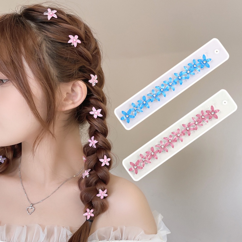 Bộ 10 Kẹp Tóc Hoa Cho Bé Gái