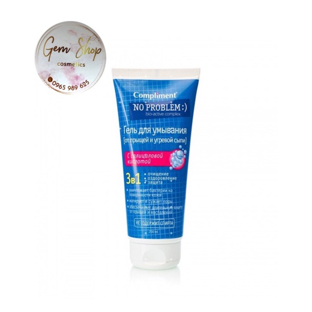 Sữa rửa mặt Compliment No Problem 3in1