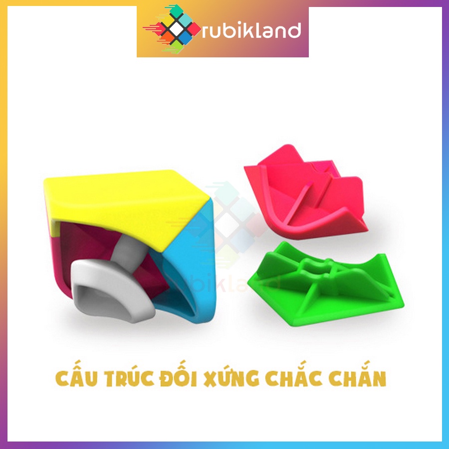 Rubik 2x2 QiYi QiDi S Rubic 2 Tầng Stickerless Cao Cấp Đồ Chơi Trí Tuệ