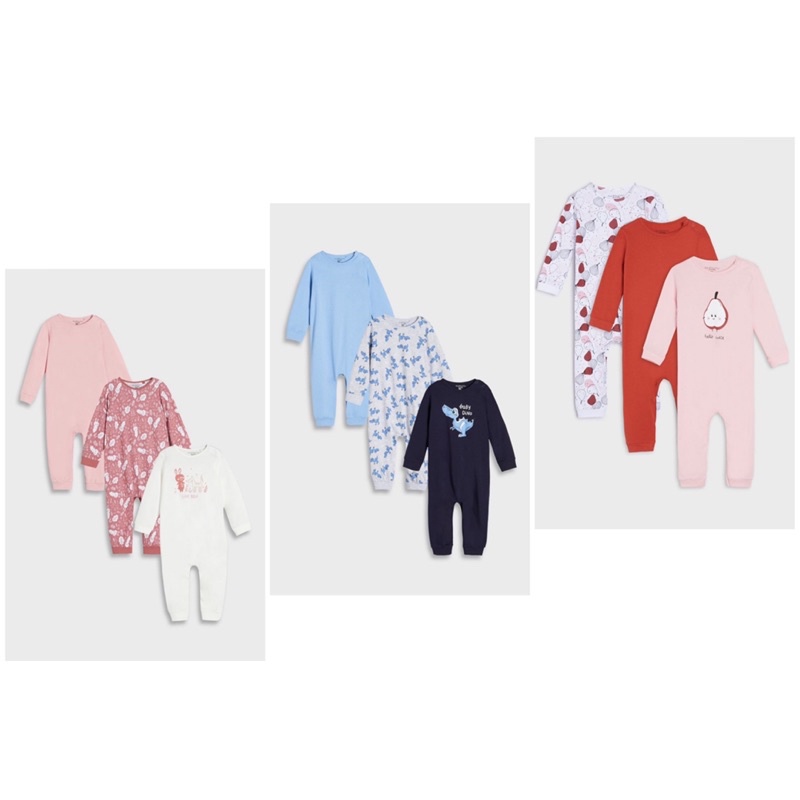 Set 3 body dài cho bé trai/bé gái