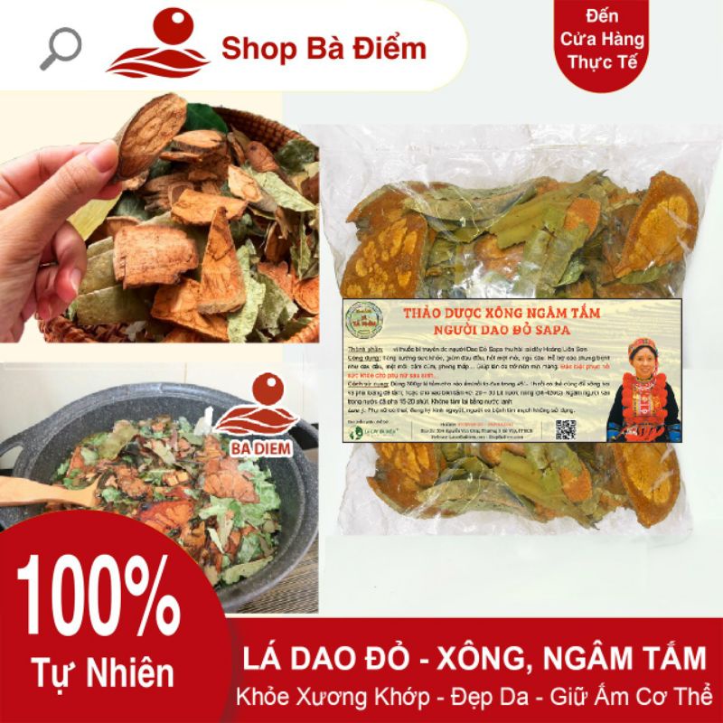 Lá Tắm Sau Sinh - Lá Tắm Dao Đỏ | Xông Hơi Ngâm Tắm | Phục Hồi Sức Khỏe, Đẹp Da, Hết Đau Nhức Xương Khớp - Shop Bà Điểm