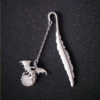 Bookmark Dạ quang chặn sách Lông Vũ