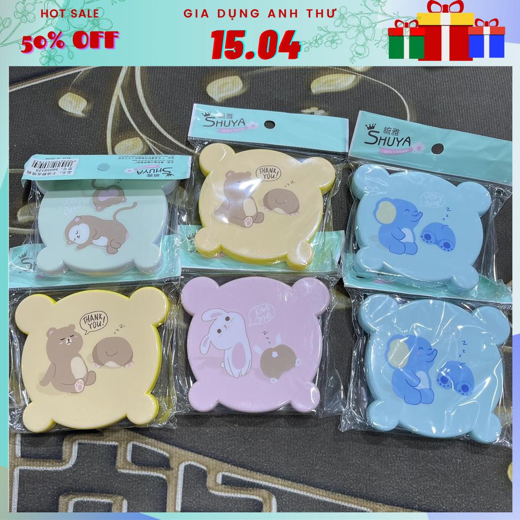 Gương trang điểm gấp gọn mini kèm lược nhiều màu (giao màu ngẫu nhiên)