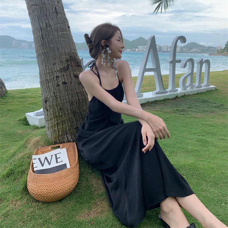 Đầm hai dây chất liệu satin dành cho nữ