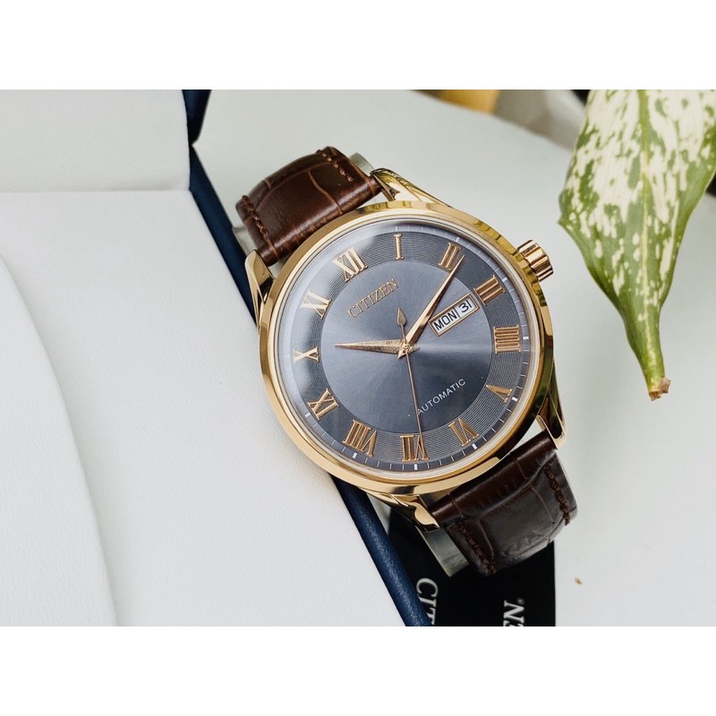 Đồng hồ nam dây da Citizen Automatic NH8363 14H