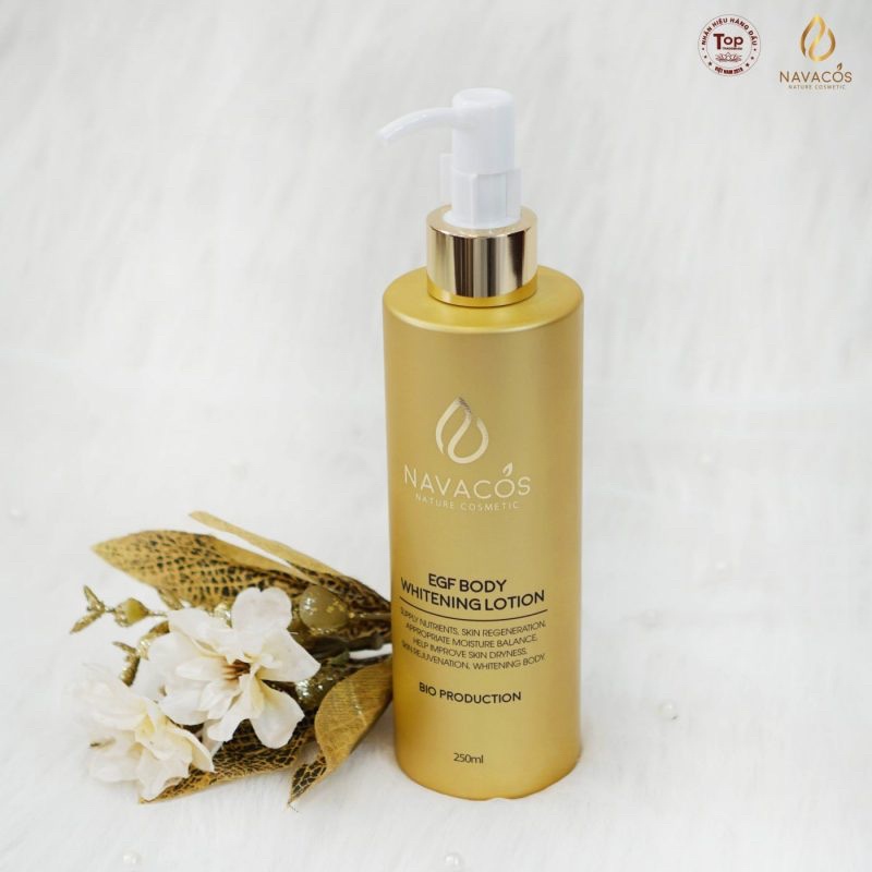 Kem dưỡng trắng da body, sữa dưỡng trắng da NAVACOS EGF Body Whitening Lotion 250ml