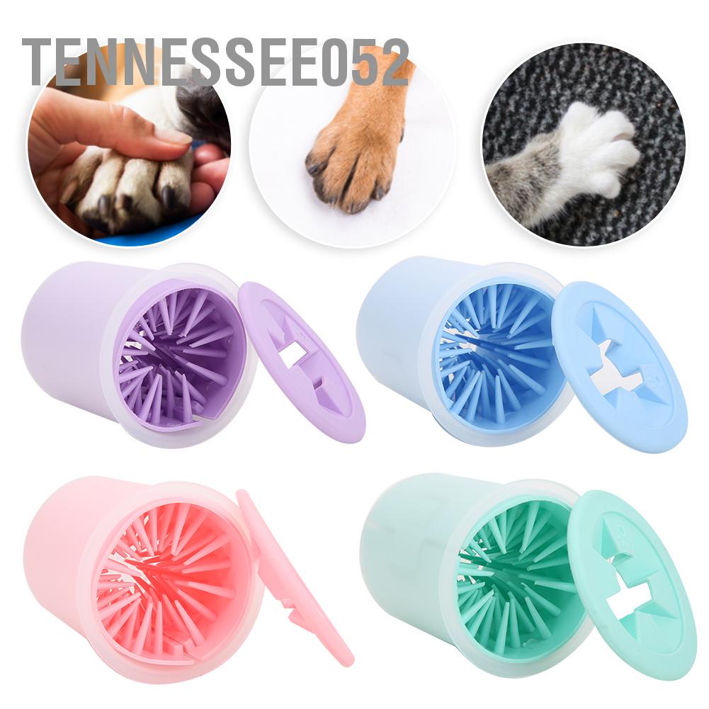 Dụng cụ làm sạch chân thú cưng bằng silicone kích thước nhỏ gọn tiện lợi