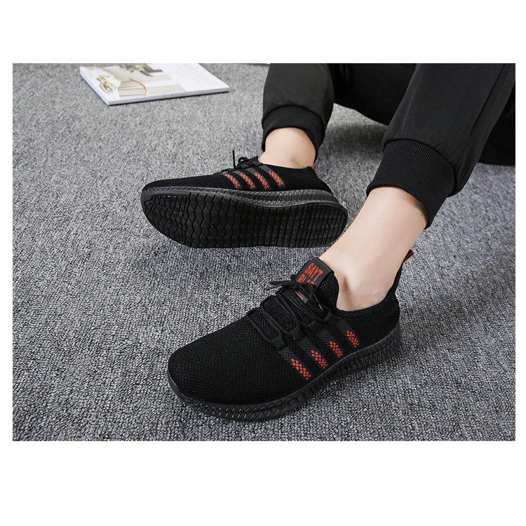 (Có 2 Màu) Giày thể thao sneakers nam - 4 vạch giá rẻ