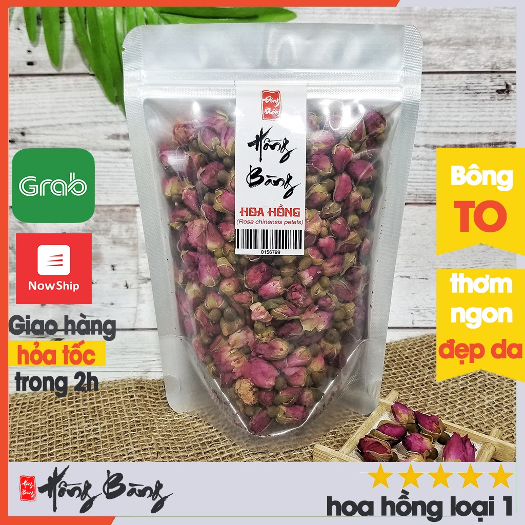 NỤ HOA HỒNG TÂY TẠNG 100g Hồng Bàng ( hoa hồng sấy khô làm trà dưỡng nhan thơm tự nhiên bổ dưỡng đẹp da chống lão hóa )