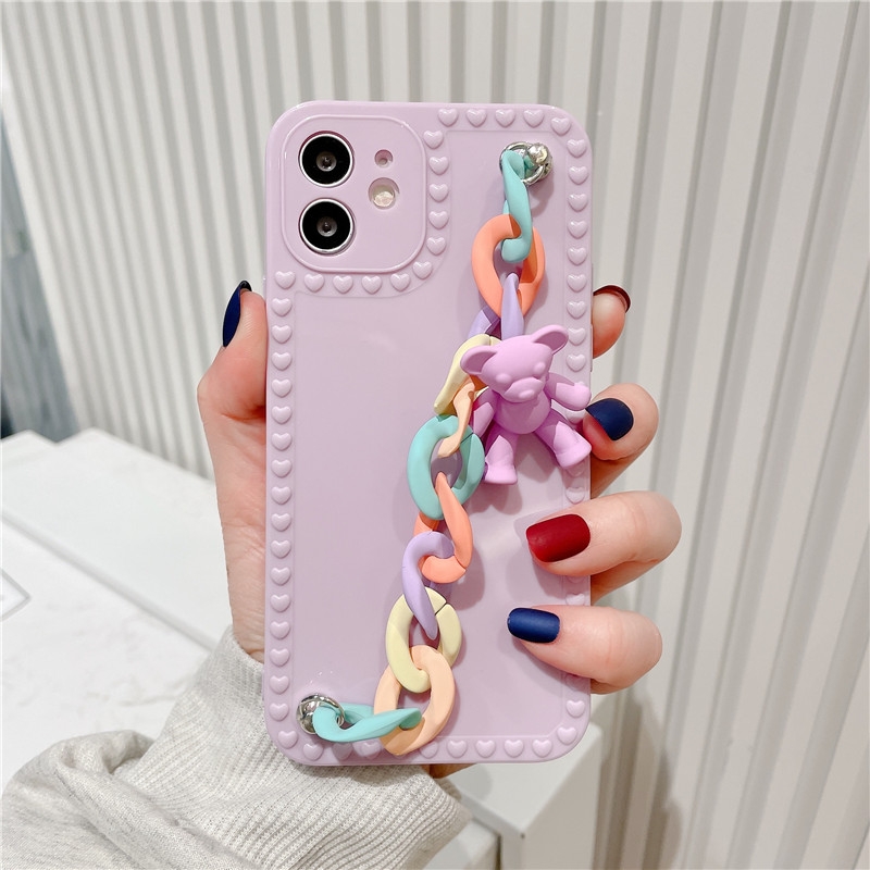 Ốp Lưng Chống Rơi Hình Gấu Đáng Yêu Cho Iphone 12 Pro Max Mini 11 6 6s 7 8 Se 2020 Plus X Xs Xr Xsmax 6 + 6s + 7 + 8 + 6p 7p 8p 11p 12p | BigBuy360 - bigbuy360.vn