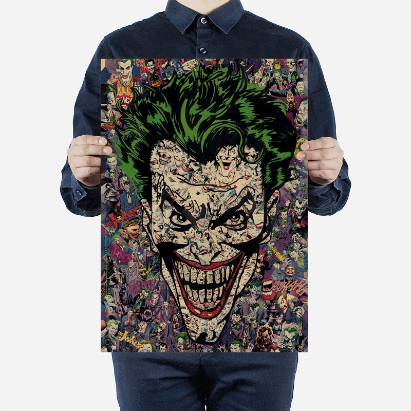 Áp phích gắn tường hình phim Suicide Squad DC 51x36cm
